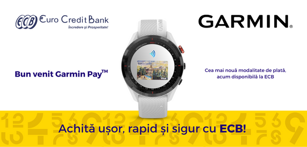 Garmin Pay и Euro Credit Bank: новый способ бесконтактных платежей